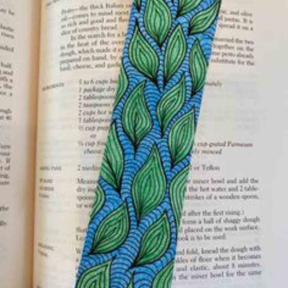 Deep Root Madhubani Handpainted Bookmark